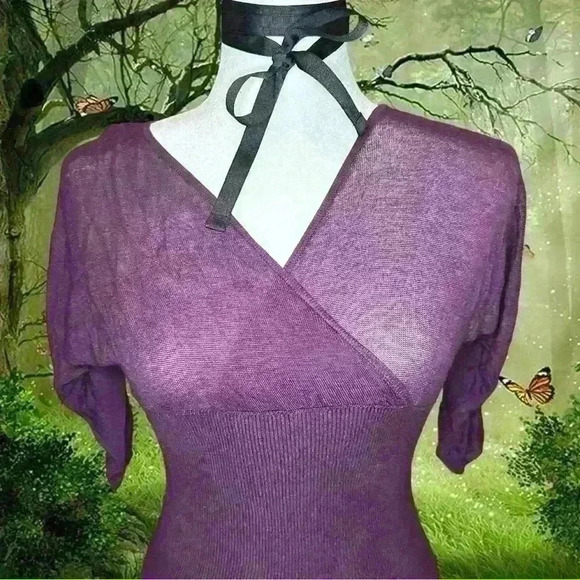 Y2K Express Purple Cross Over Purple Cami - Picture 2 of 7